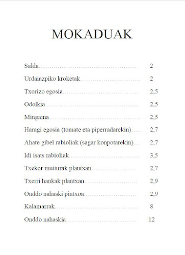 Txiriboga Taberna - Usurbil