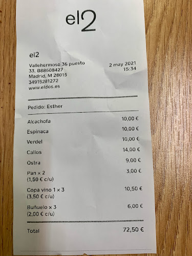 C. de Vallehermoso, 36, Puesto 33, Chamberí, 28015 Madrid