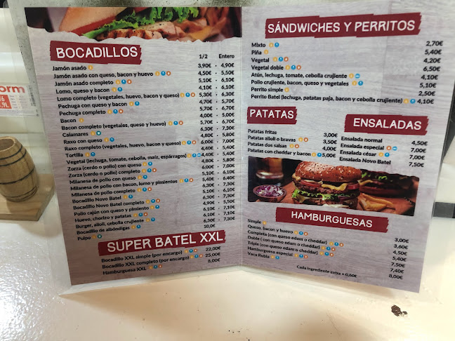 Reviews of Bar Novo Batel in Vilagarcía de Arousa - Gastronomía y hostelería