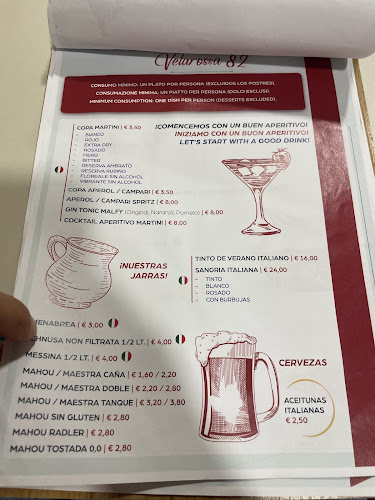 Restaurante Italiano y Pizzería Velarossa82 - Gastronomía y hostelería