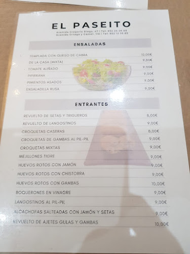 Cafetería El Paseito - Málaga