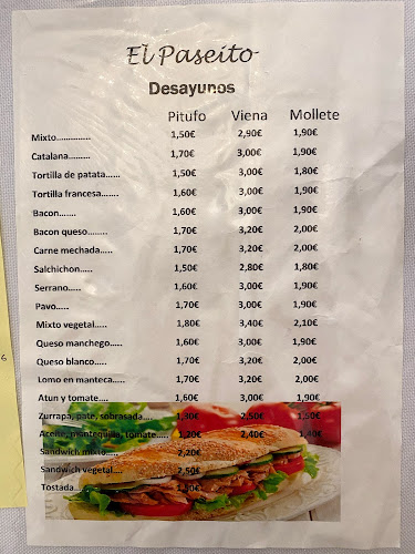 Cafetería El Paseito