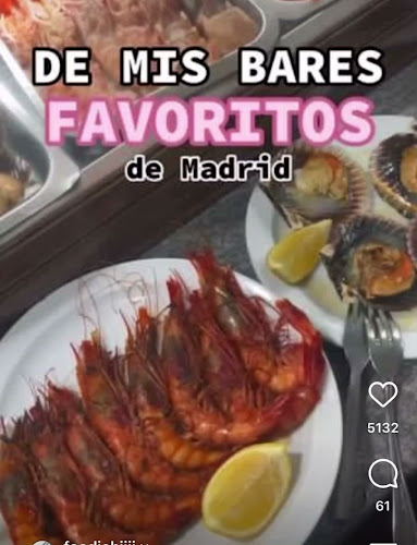 Opinii despre Los Crustáceos în Madrid - Gastronomía y hostelería