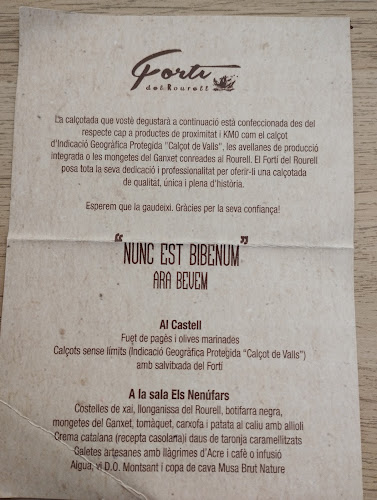 Fortí del Rourell | Restaurante y espacio de eventos