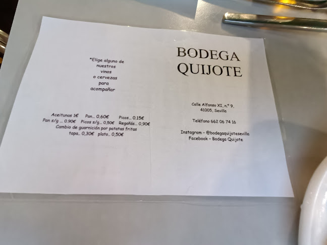 Bar El Quijote - Sevilla