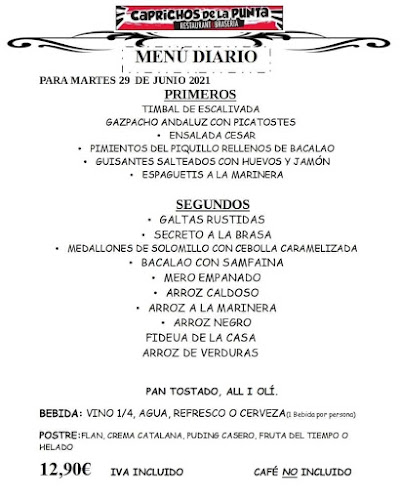 Comentarii opinii despre Caprichos de la punta