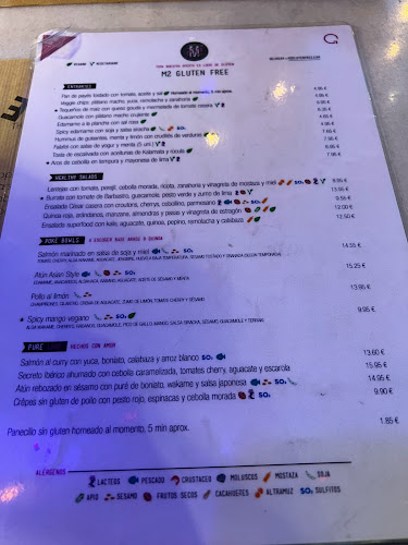 M2 Gluten Free | Sin Gluten - Barcelona