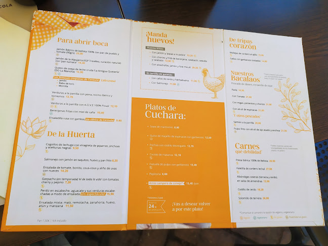 La Cuchara de Carmela Open Times