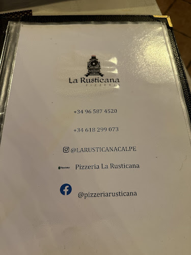 Reviews of RUSTICANA RISTORANTE - PIZZERIA in Calp - Gastronomía y hostelería