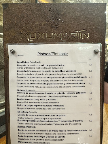 Comments and reviews of Restaurante Muxumartin