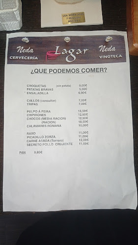 Reviews of Restaurante O Lagar do Camiño in Neda - Gastronomía y hostelería