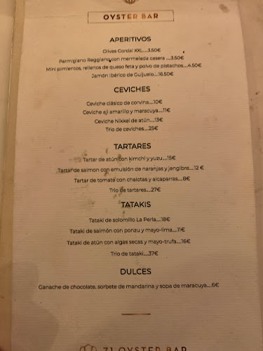 La Perla Club - 71 Oysterbar - Barcelona