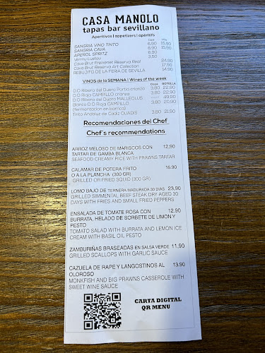 CASA MANOLO TAPAS BAR SEVILLANO - Sevilla