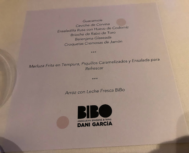 Comentarii opinii despre BiBo Madrid by Dani García