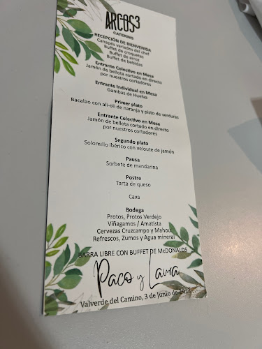 Arcos 3 Catering