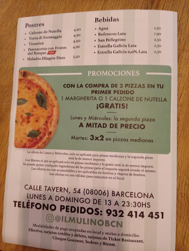 il Mulino Pizza Bakery - Tavern 54 - Gastronomía y hostelería