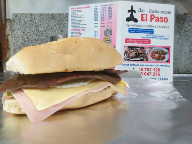 Bar Restaurante El Paso Open Times
