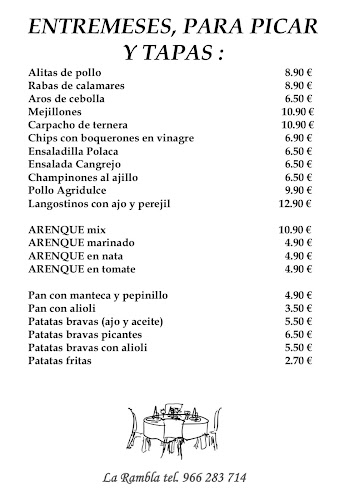 Comentarii opinii despre Restaurante La Rambla