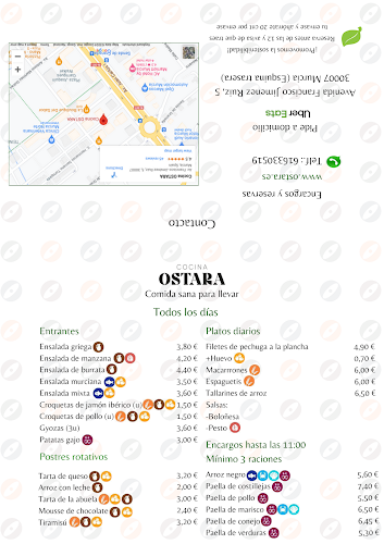 Cocina OSTARA Comida para llevar - Gastronomía y hostelería