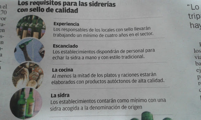 Sidrería La Noceda - Gastronomía y hostelería