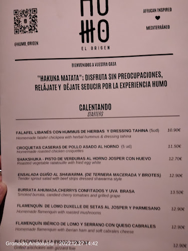 HUMO EL ORIGEN - Restaurante & Cocktail Phone number