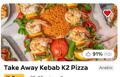 Take Away Kebab K2 Pizza