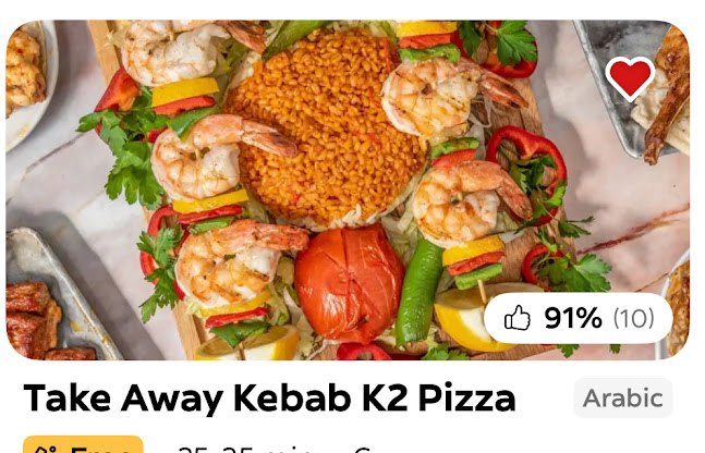 Take Away Kebab K2 Pizza