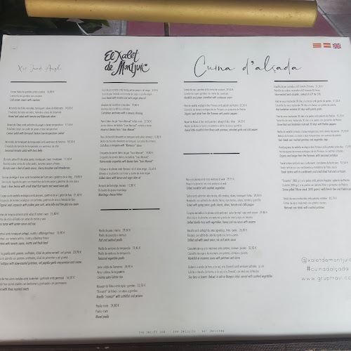 El Xalet de Montjuïc Open Times