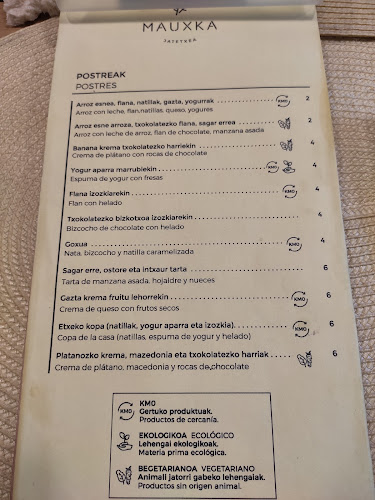 Comments and reviews of MAUXKA Jatetxea
