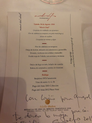 Opinii despre Adolfo Restaurante în Toledo - Gastronomía y hostelería