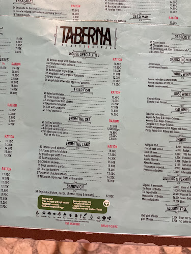 Taberna Siglo Open Times