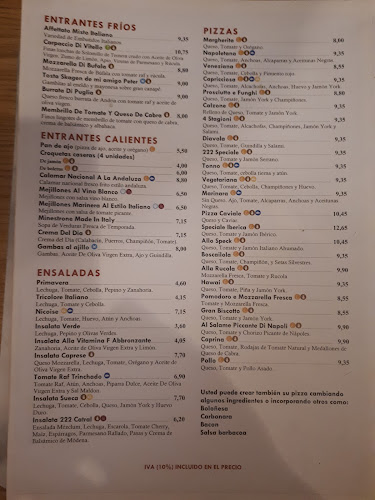 Opinii despre Pizzería Ristorante 222 Catral în Catral - Gastronomía y hostelería