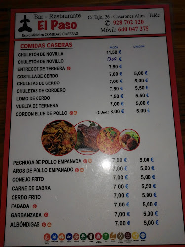 Bar Restaurante El Paso - Gastronomía y hostelería