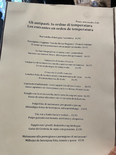 Opinii despre Da Giuseppina în Madrid - Gastronomía y hostelería