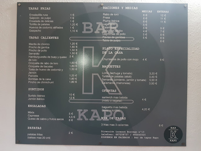 Bar De Tapas El Kapo