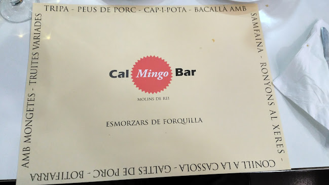 Reviews of Cal Mingo Bar in Molins de Rei - Gastronomía y hostelería
