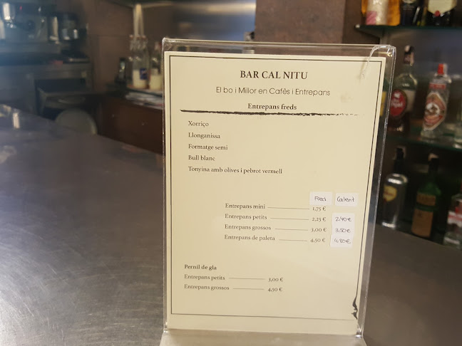 Bar Cal Nitu - Sant Vicenç dels Horts