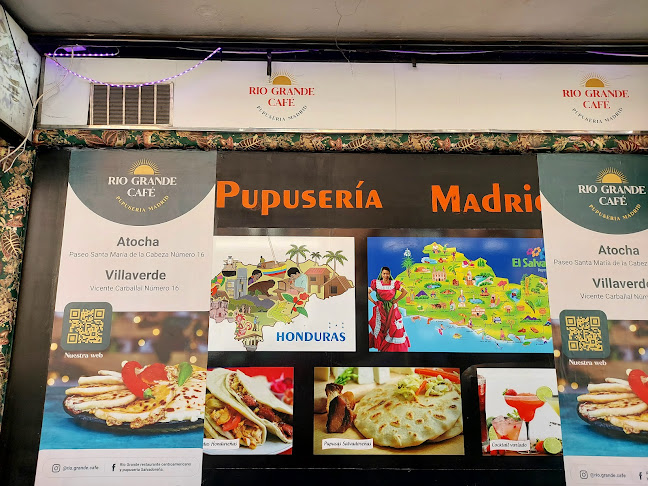 Comentarii opinii despre Pupusería Madrid Río Grande Café Villaverde