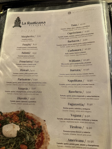 RUSTICANA RISTORANTE - PIZZERIA