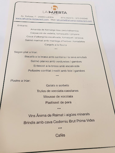 Comments and reviews of La Huerta