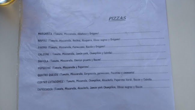 Opinii despre Pizzeria Da Saddori babbu e fillu în Valencia - Gastronomía y hostelería