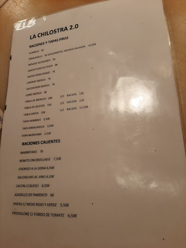 Comments and reviews of La Chilostra