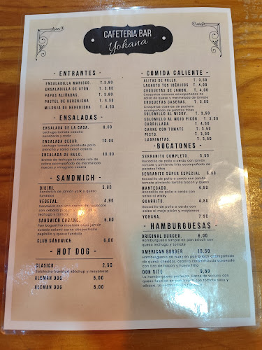 Johana Cafetería Bar