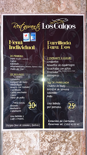 Restaurante los Galgos Open Times