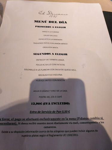 Reviews of El Descanso 1927 in Madrid - Gastronomía y hostelería