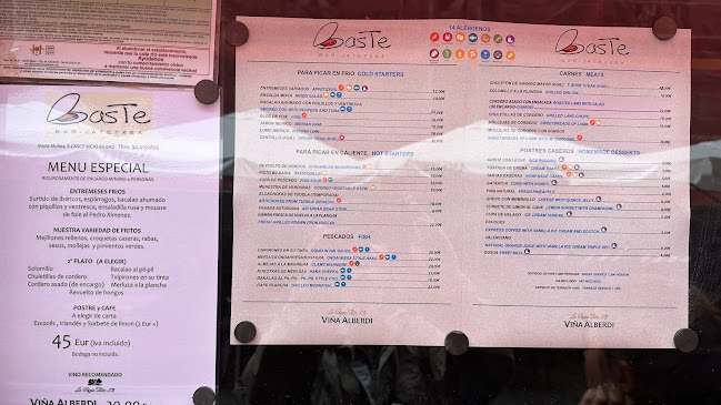 Opinii despre Bar Restaurante Baste în Bilbao - Gastronomía y hostelería