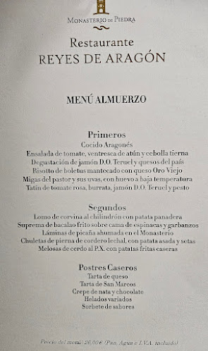 Restaurante Reyes de Aragón