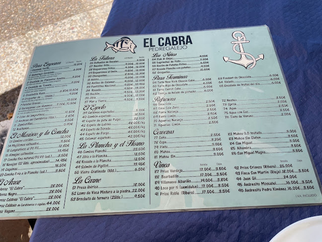 Restaurante El Cabra Open Times