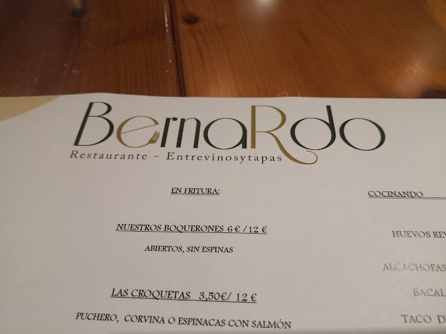 Restaurante El rincón de Bernardo Phone number