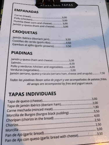 BAR ATUEL - Gastronomía y hostelería